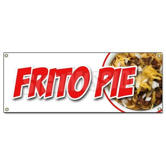 FRITO Pie Banner Sign Chili Cheese Corn Chips Texas Style Tamale Fresh