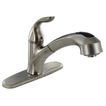 Valterra PF231441 Single-Handle Pull Out Hybrid Kitchen Faucet - Brushed Nickel