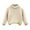 Beige, variant on LNMQLPDBS Baby Boys Half Mock Neck Sweater Toddler Contrast Stripe Ribbed Top Kids Warm Chunky Knit Pullover Newborn Cozy Long Sleeve Shirt Infant Casual School Fall Winter Wear with Patch