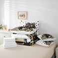 thumbnail image 4 of Erosebridal Leopard Print Bag Bedding Sets Twin Size, High Heel Comforter Sets with Sheets, Female Fashion Reversible Bed Set, Breathable Bedroom Decor, 7-Piece, 4 of 6