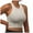 Grey, variant on Women'S Comfortable And Sexy Transparent Shoulder Strap Cordless Backless Spongeless With Convertible Shoulder Straps Bra L