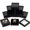 thumbnail image 6 of 24Pcs White Gemstone Display Box 2x2x0.8Inch Jewelry Box Container with Clear Top Lids for Gems Festival Wedding Jewelry Packaging White, 6 of 9