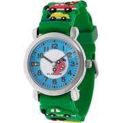 Boy's Car Design Watch, Silicone Strap