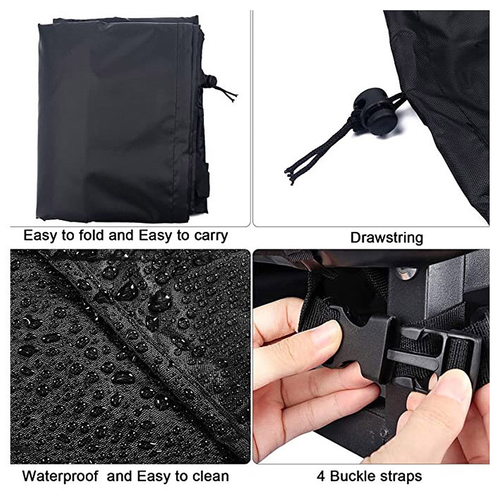 AUQ Patio Furniture Covers,Waterproof And Sunscreen Outdoor Furniture Cover,UV Resistant Patio Cover Black