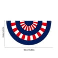 thumbnail image 2 of Red White Blue Bunting Flag, Eagle God Bless American Bunting, 4th of July, Home of The Brave, Independence Day, Memorial Day, Outdoor and Indoor, 2 of 6