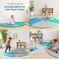 thumbnail image 4 of ECR4Kids SoftZone All-Around Modular Activity Play Mat, Reading Nook, Contemporary, 4-Piece, 4 of 9