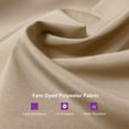 thumbnail image 4 of PURPLE LEAF 8 Feet Square Cantilever Umbrella Patio Umbrella with Base Outdoor Umbrella Aluminum with 360-degree Rotation for Garden Deck Pool Patio Beige, 4 of 13