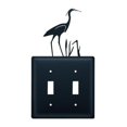 thumbnail image 1 of Couvercle de Commutateur Heron Double - Noir, 1 of 1