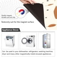 thumbnail image 4 of Yayeee Magnetic Dishwasher Cover for The Front Decoration Home Kitchen Machine Sticker Protector, Beige Fall Leaves, 4 of 6