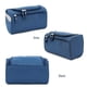thumbnail image 2 of Neceser de viaje colgante Organizador impermeable con cremallera Cosmético Maquillaje Bolsa de ducha con compartimento grande para hombres Mujeres para viajes Vacaciones Gimnasio - Azul Xemadio ZFFLD238, 2 of 5
