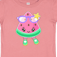 thumbnail image 4 of Inktastic Cute Watermelon with Sunglasses Boys or Girls Baby T-Shirt, 4 of 5