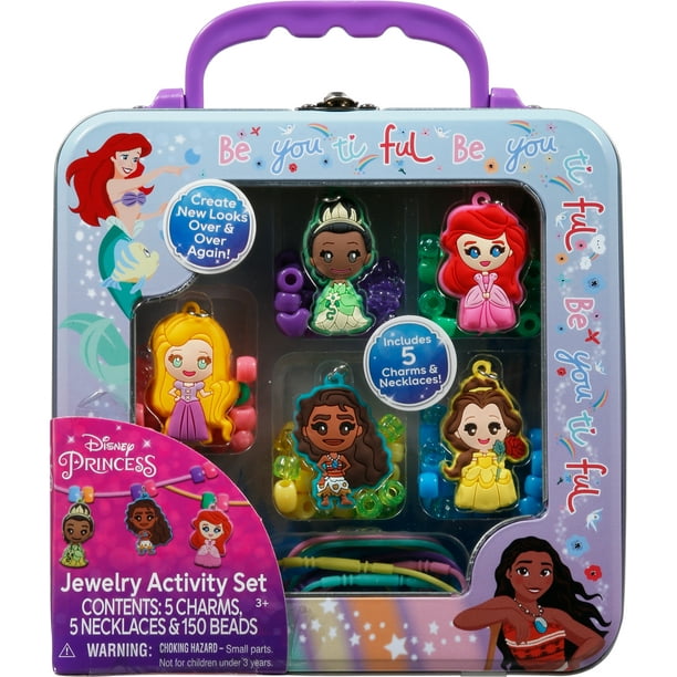 Disney Princess Necklace Activity Set in Tin Carry Case