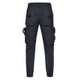 thumbnail image 6 of LIUJUNSHOP Lightweight Summer Cargo Pants for Men Men's Drawstring Waist Cargo Work Pants Loose Fit Lightweight Breathable Trousers with, 6 of 6