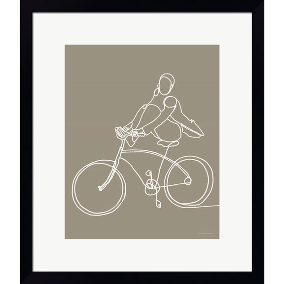 Great Art Now Feet on the Bike I by Kamdon Kreations, Framed Wall Art, 14.75W x 17H