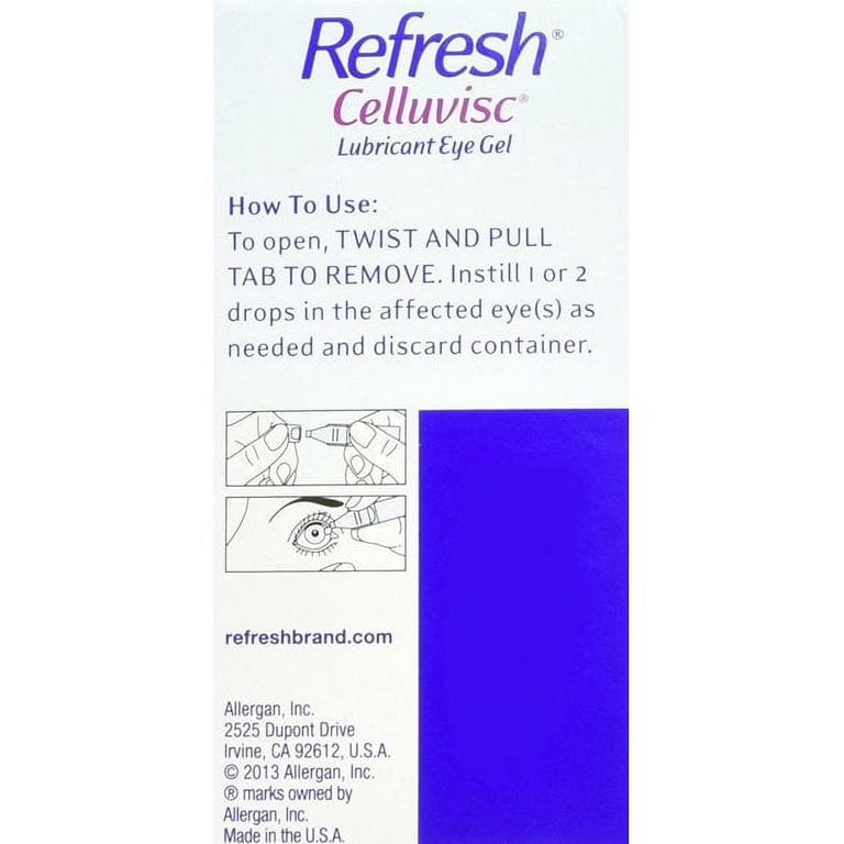 refresh celluvisc lubricant eye gel stores REFRESH® CELLUVISC®