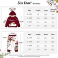thumbnail image 2 of SYNPOS Baby Girl Clothes Infant Toddler Girl Hooded Flower Printed Long Sleeve Sweatshirt Pants Headband Baby Cute Outfit Set - Wine red 12-18 Months, 2 of 11