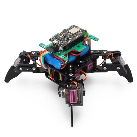 HUAYUXIN Smart Robot Car Kit, ESP8266 Quadruped Robot Kit Education Programming Spider Robot Kit