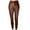 Coffee, variant on Kaemgyyd Women's Leather Leggings Soft High Waisted Party Pants Casual Fashion PU Slim Tights Stretch Clubwear Streetwear