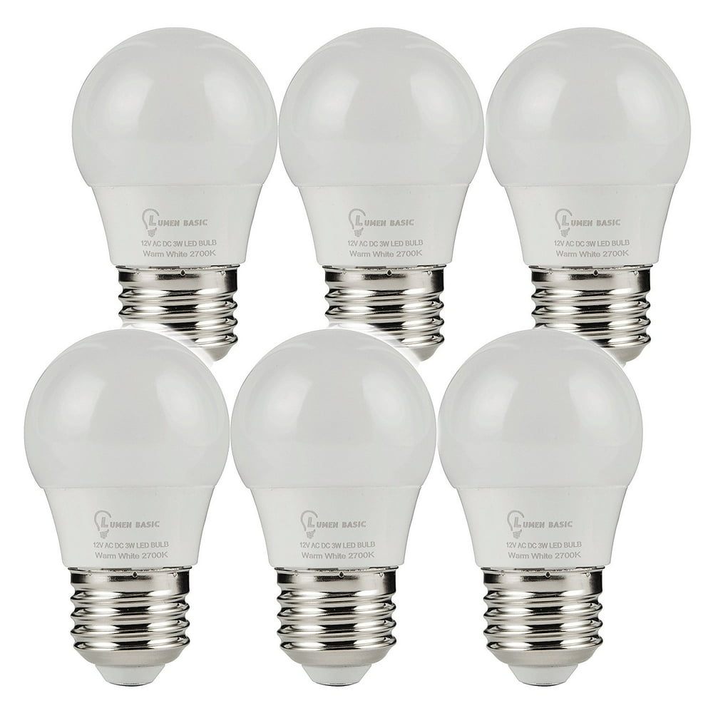 12V LED Bulbs E26 E27 12vdc 12vac Light Bulbs low Voltage Edison AC