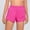*Hot Pink, variant on Women's Solid Color Athletic Shorts with Pockets ,Casual Summer Sport Short Orange,Womens Plus M
