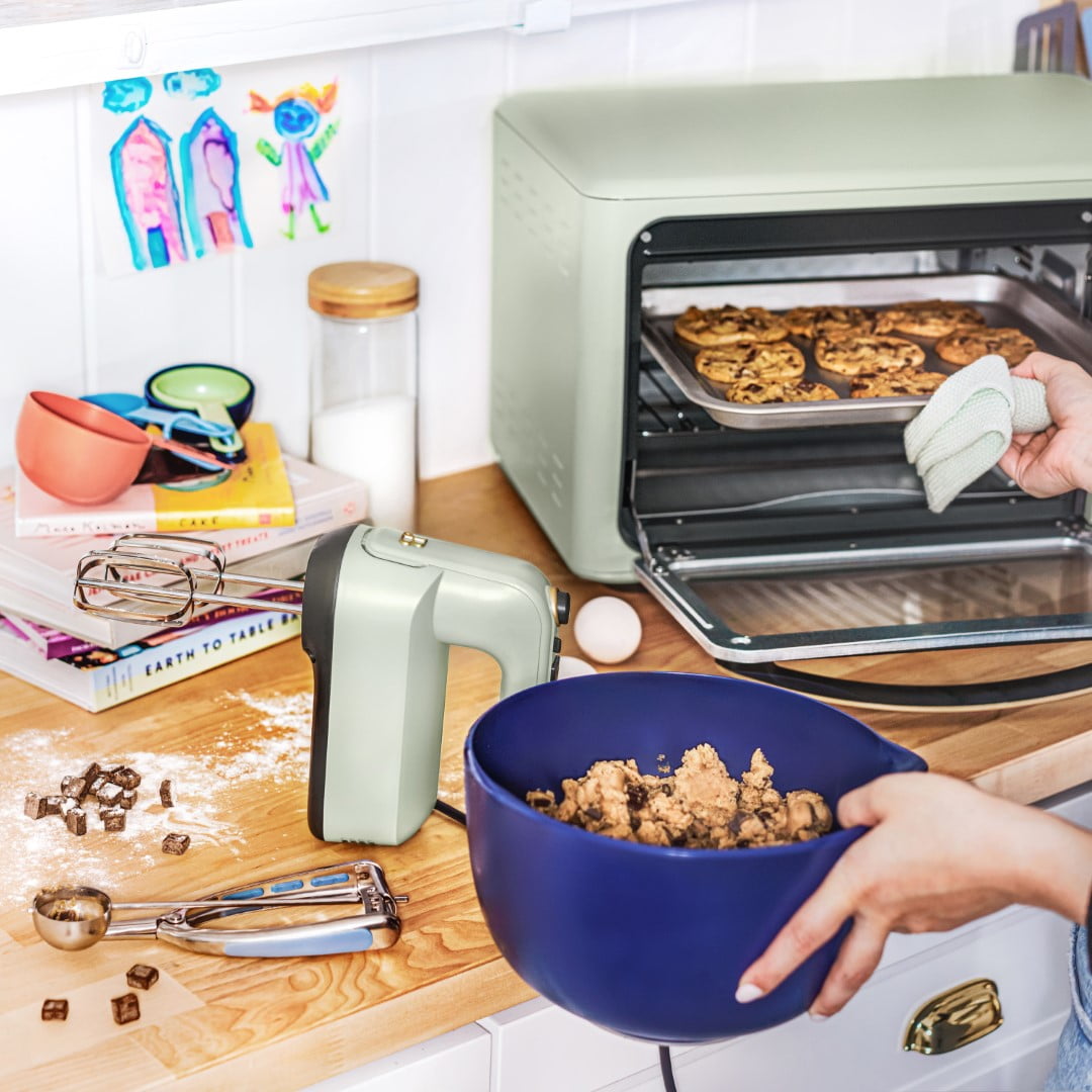 Beautiful 6-Speed Electric Hand Mixer, White Icing by Drew Barrymore