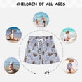 thumbnail image 6 of FORMRS Boys Swim Trunks Quick Dry Mesh Lining Beach Boardshorts, Sizes XS-XL, Purple Otters Pattern, 6 of 7