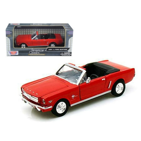 1964 Ford Owners Manual - 1964 1/2 Ford Mustang Convertible Red 1/24 Diecast Car Model by Motormax