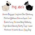 thumbnail image 2 of CafePress - Pug ABC's Infant Bodysuit - Baby Light Bodysuit, Size Newborn - 24 Months, 2 of 4