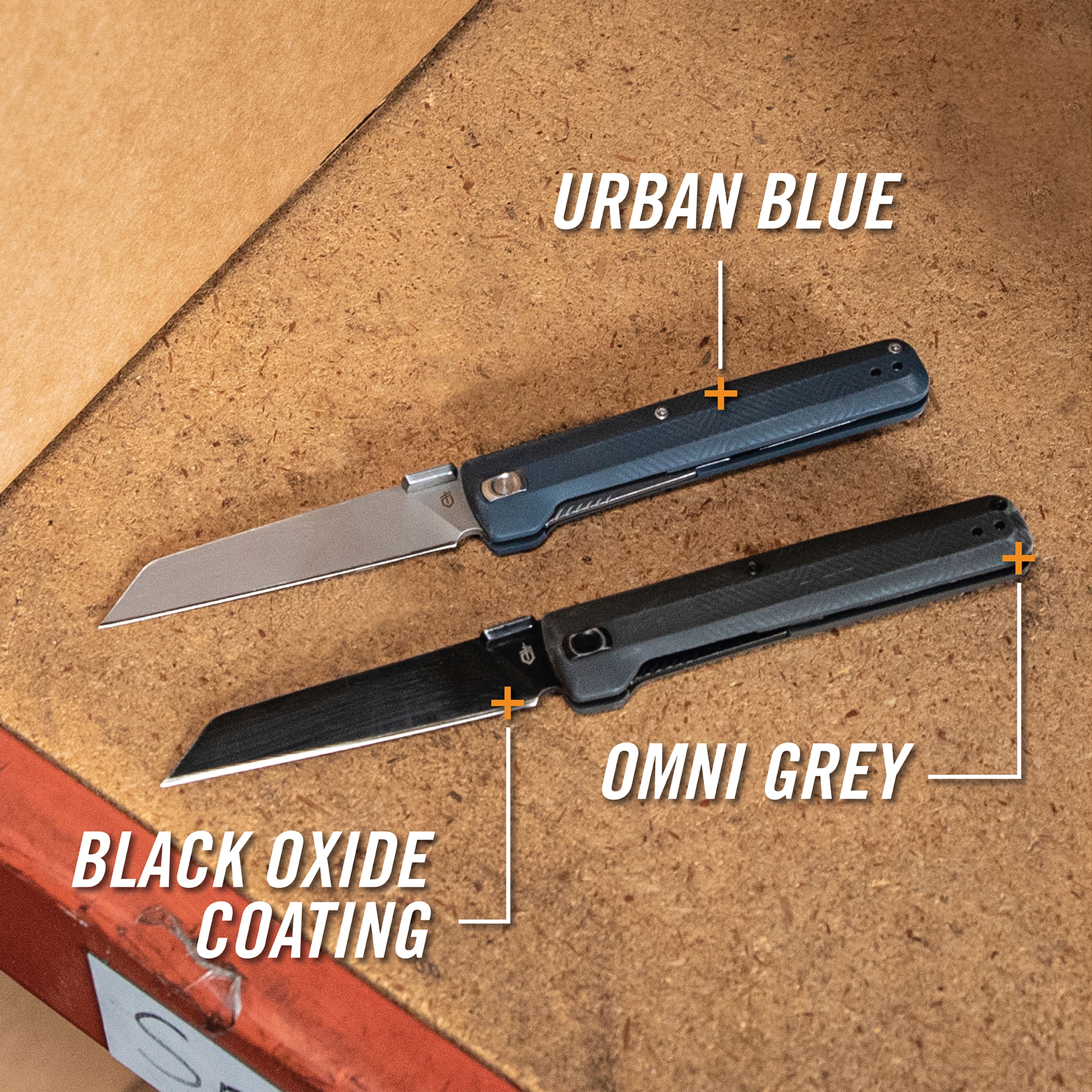 Gerber Pledge Knife, Grey, Plain Edge, Reverse Tanto Blade