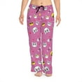 thumbnail image 3 of Cat Face Meow Nighty Night Lounge in style Women's Pajama Pants, 3 of 5