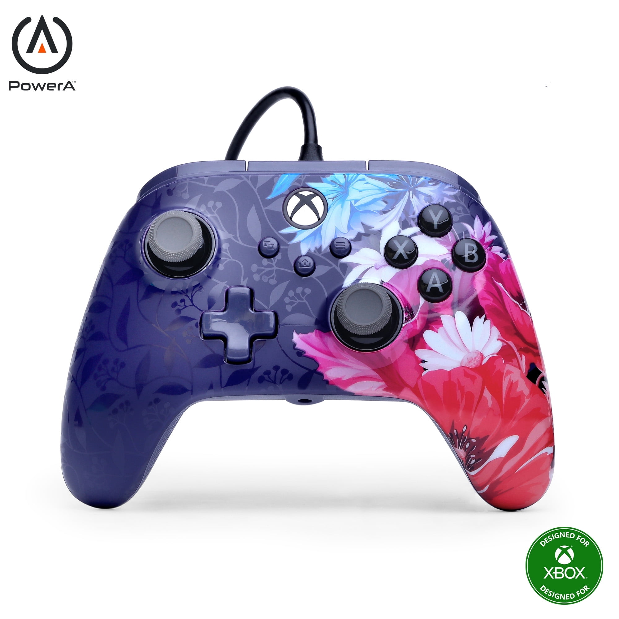 M-1196　ダイハツ　PW＆ハザードスイッチ 4点セット LED（ 白 ） PowerA Advantage Plus Wired Controller for Xbox Series X|S