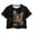 T1 Black, variant on Girls Cute Cat Graphic Tops Round Neck Short Sleeve T Shirts Summer Kids Fashion Casual Everyday Wear Daily Comfort Pullover Tee