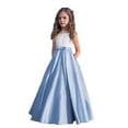 thumbnail image 4 of Tfken Soft Dresses Girls Comfy Holiday Travel Girls Tutu Dresses A Line Party Fashion Comfortable Bowknot Tie Children Cute Clothes Size 6-8 Years, 4 of 4
