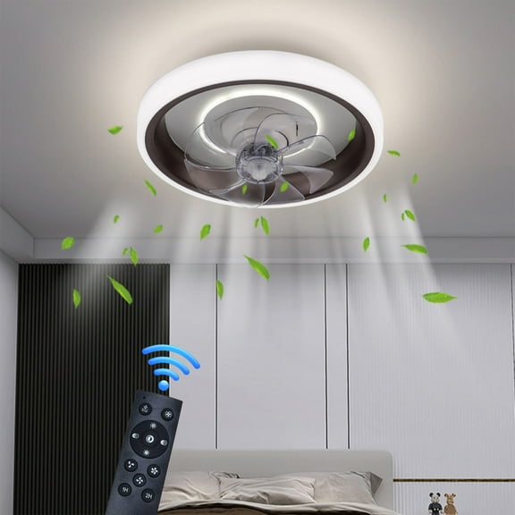 AZXY Ceiling Fan with Light,Flush Mount Ceiling Fans,Ceiling Fan with Remote,Chandelier Ceiling Fans,Modern Ceiling Fans on Sale Or Clearance