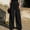 Black women wide leg cargo pants a1, variant on Cagogo Women's Wide Leg High Waisted Cargo Pants with Pockets Casual Solid Loose Long Trousers for Workout Travel Beach Hiking Summer Fashion Streetwear, Army Green S