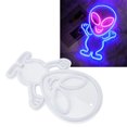 thumbnail image 4 of Luz De Neón, Lámpara De Neón Forma Alienígena Duradera Para Sala De Estar Para Dormitorio Para Sala De Exposiciones YLSHRF Otros, 4 of 8