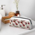 thumbnail image 7 of Uemuo Rose Flowers Printed Leather Pencil Case, Pencil Pouch, Portable Pencil Bag, Pen Case for& Office, 7 of 7