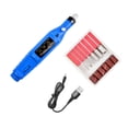 thumbnail image 2 of Qarigey Herramientas de uñas para profesionales, rendimiento fiable garantizado, máquina portátil para mejorar las uñas, sacapuntas de Juegos de manicura  USB USB azul, 2 of 6