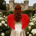 thumbnail image 4 of Hearth & Gear Large White Angel Prop For Dress Up Party And Stage Performance Photoshoot, 4 of 6