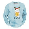thumbnail image 4 of Men's Christmas Beer Glass Themed Casual Style Hoodless Sweatshirt, 4 of 4