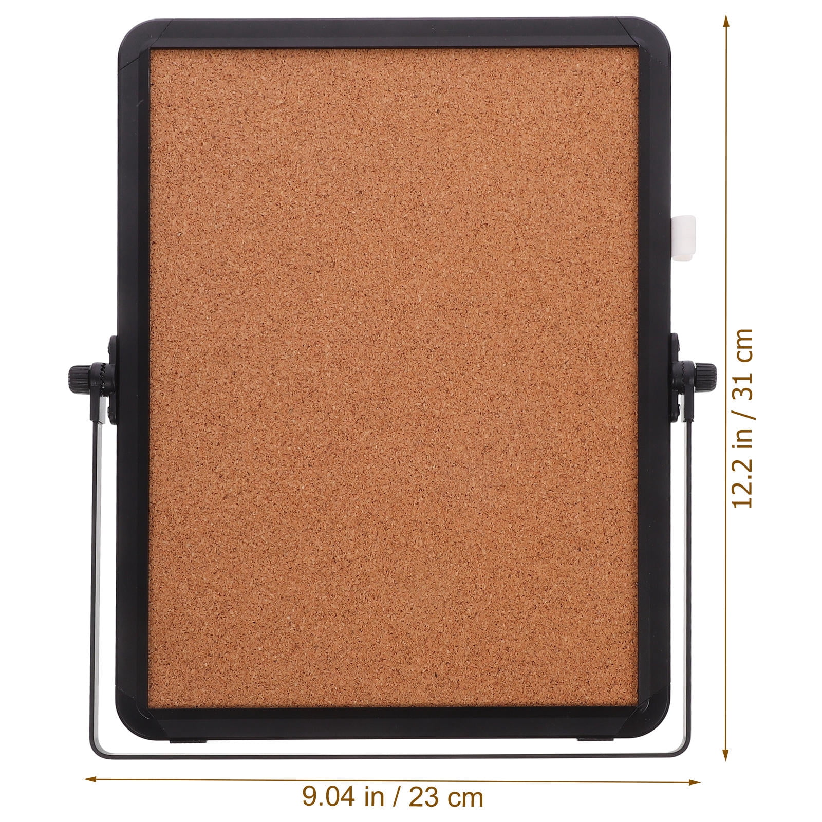 UPKOCH Small Cork Board for Desk Rectangular Softwood Modern Design 1Set
