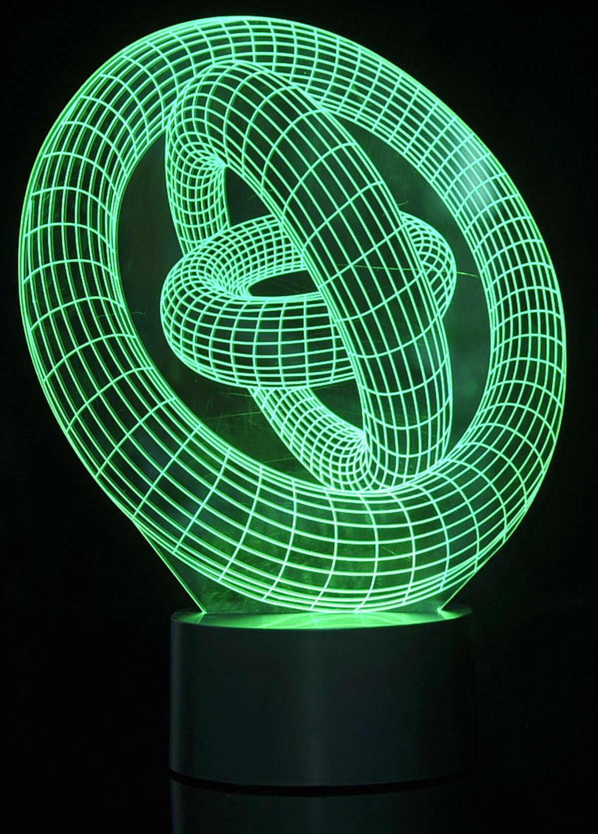 Board No More! 3D Ring-In-Ring Laser Cut Precision LED Lights