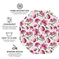 thumbnail image 3 of Kdxio Lilies Flowers Funny Coasters,4 Pcs Leather Coasters,Housewarming Gifts,Protect Furniture from Water Marks Scratch and Damage, 3 of 8