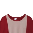 thumbnail image 6 of AUNVITO Girls Long Sleeve Round Neck Ruffle Trim Dress Two Piece Set Casual and Elegant, 6 of 9
