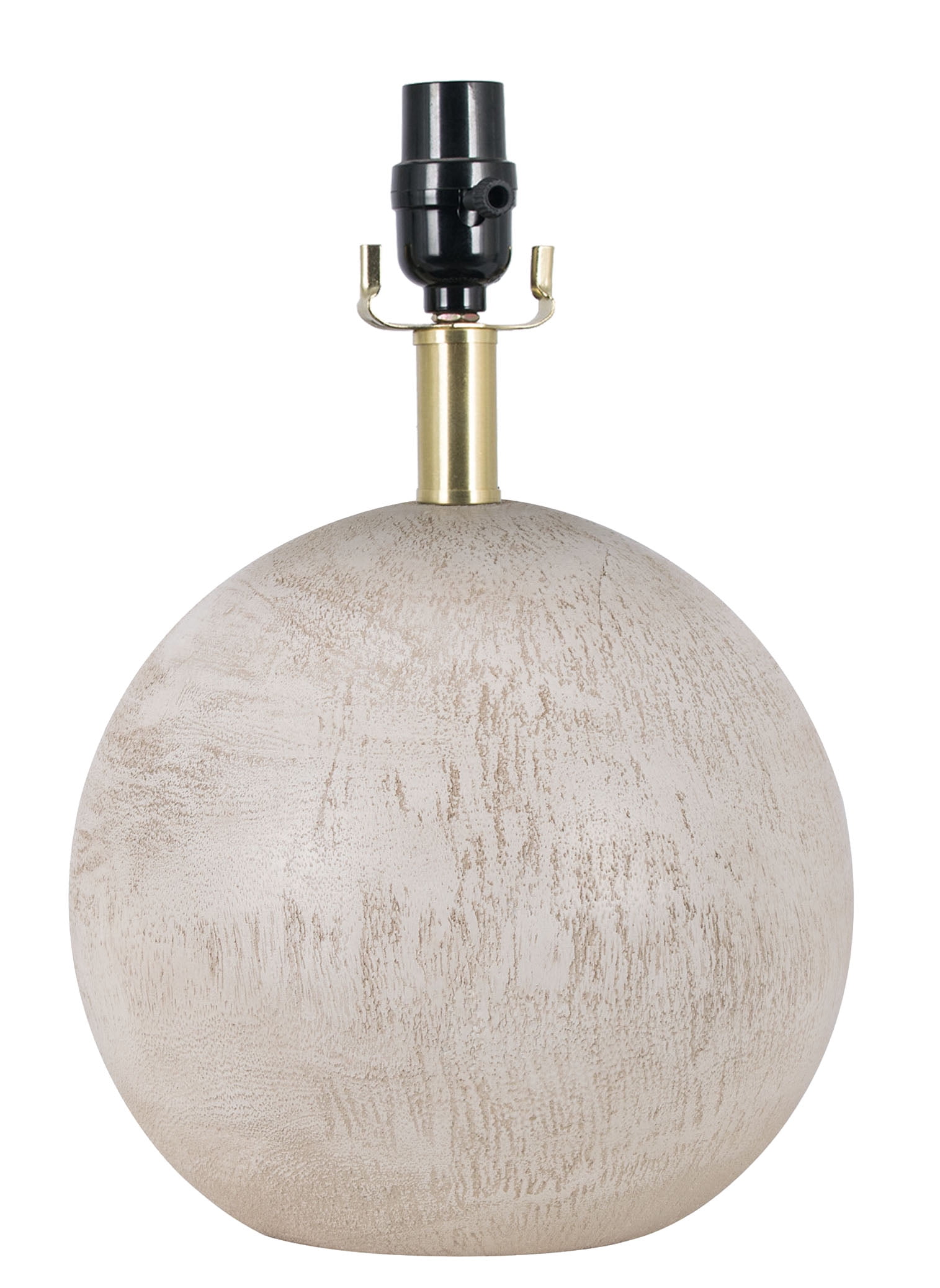 Mainstays 20” inch White Ball Table Lamp with White Shade