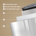 thumbnail image 4 of 55L/14.5Gal Trash Can with Pop-up Lid (Grey), 4 of 6