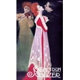 thumbnail image 2 of Metlicovitz, Leopoldo 16x24 Black Ornate Wood Framed with Double Matting Museum Art Print Titled - Sogno dun Valzer, 2 of 4