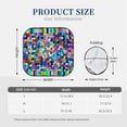 thumbnail image 3 of Windshield Sun Shade, Colorful Tie Dye Stained Glass 2 Foldable Car Sun Shade Windshield for Front, 2 Pieces, 3 of 7