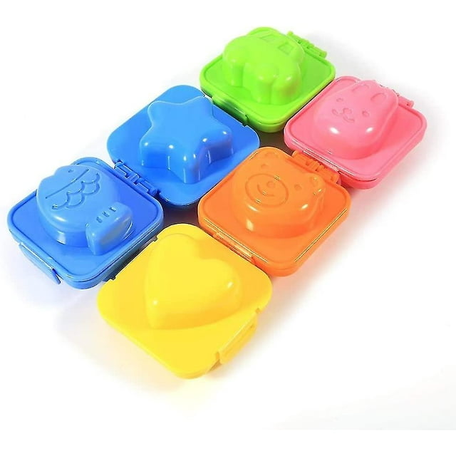 6 Pcs/set Cartoon Cute Boiled Eggs Sushi Rice Cooking Diy Tools