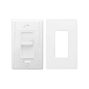 OSD Audio SLS 300 Screwless In Wall 300W Slider Volume Control, Speaker Impedance Matching, White